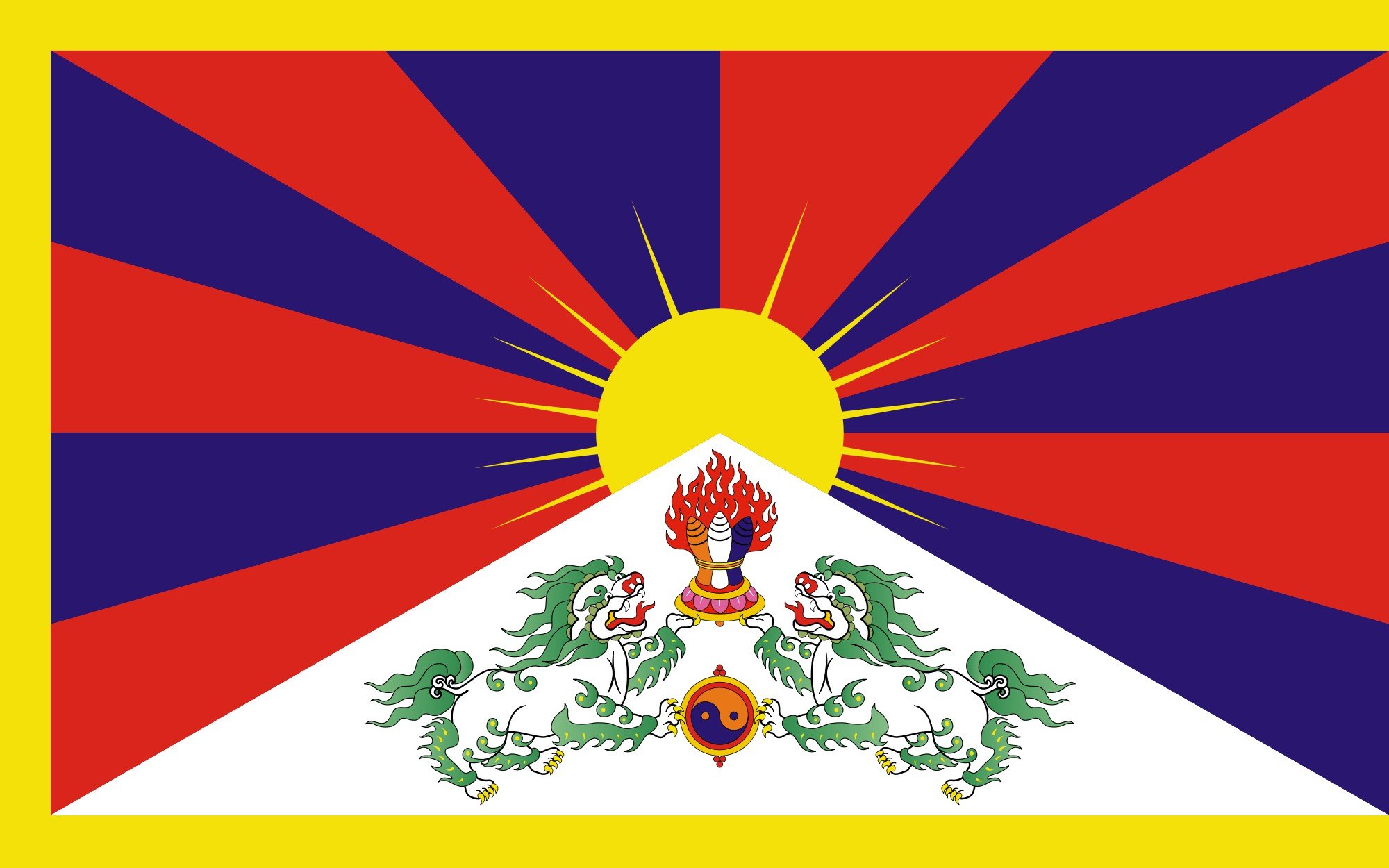 flag of tibet